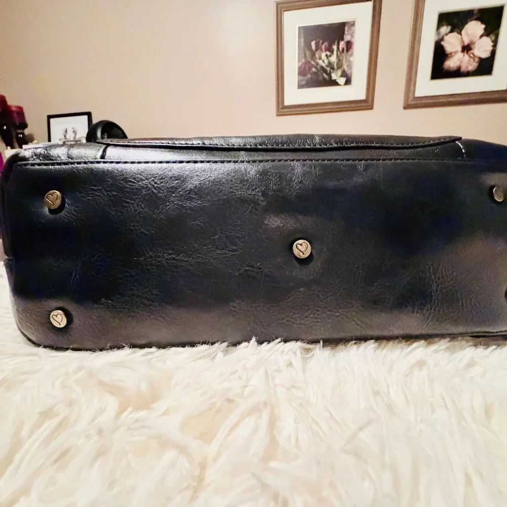 BACI Italian Leather Satchel - Picture 5 of 15
